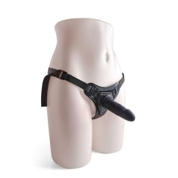 Uprząż strap-on z realistycznym dildo Black Toyz4Lovers