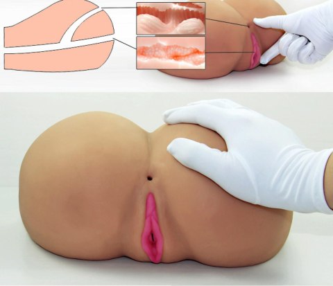 Realistyczny Masturbator 'Poczuj Mnie': Perfekcyjne Pośladki