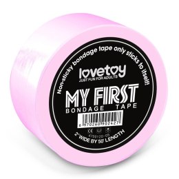 Samoprzylepna Taśma Bondage 'My First' – Różowa