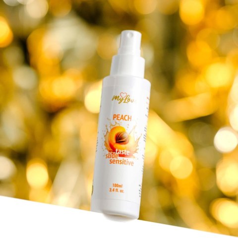 MyLove Taste-Slide Sensitive Peach 100 ml - Brzoskwiniowy Żel Intymny