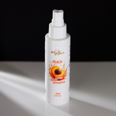 MyLove Taste-Slide Sensitive Peach 100 ml - Brzoskwiniowy Żel Intymny