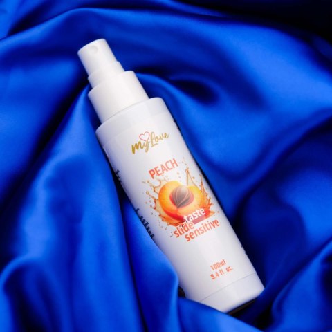 MyLove Taste-Slide Sensitive Peach 100 ml - Brzoskwiniowy Żel Intymny