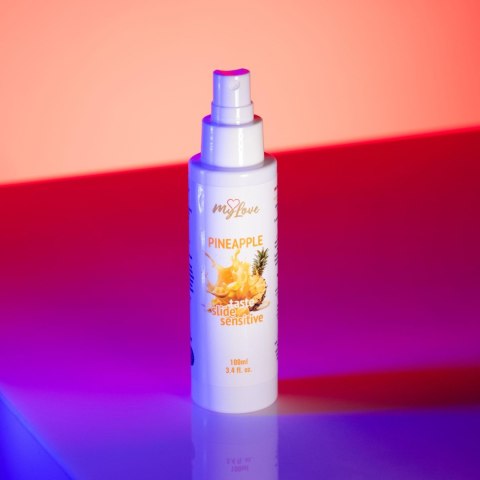MyLove Taste Slide Sensitive - Żel intymny o smaku ananasa, 100 ml