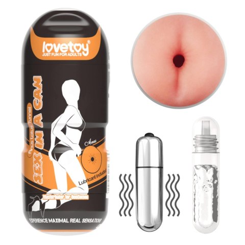 Wibrujący Masturbator Analny Sex In A Can: Tunel Lotus