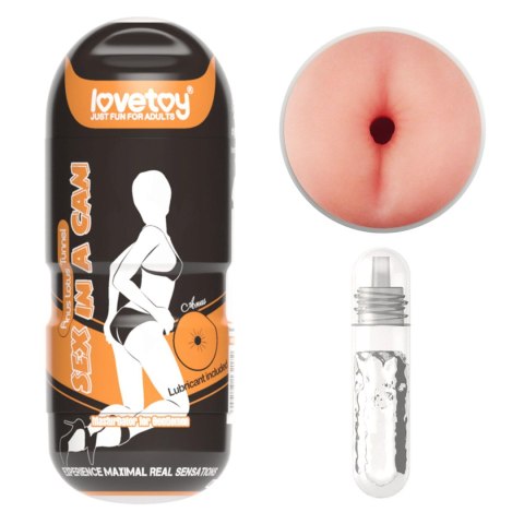 Masturbator Anus Lotus Tunnel: Kompaktowa Przyjemność w Puszce