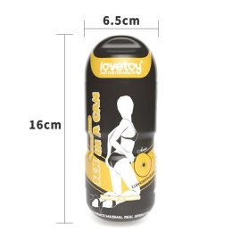 Wibrujący tunel analny 'Sex In A Can' dla intensywnych doznań