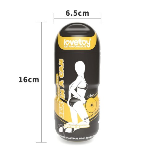 Wibrujący tunel analny 'Sex In A Can' dla intensywnych doznań