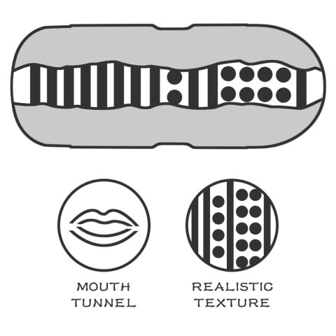 Masturbator Ustny 'Lotus Tunnel' w Eleganckiej Puszce