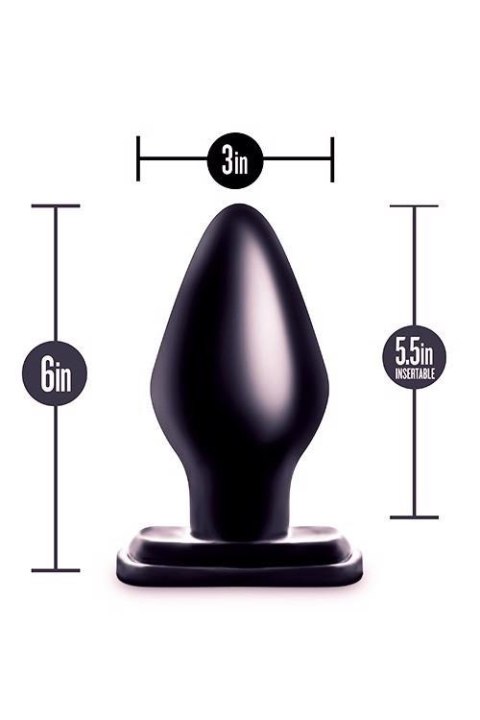 Czarny Korek Analny XXL 'Anal Adventures'