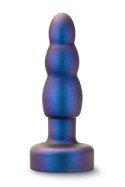 Wibrujący plug analny Matrix Kinetik Anal Adventures w futurystycznym błękicie