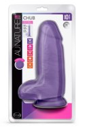 Imponujące Dildo Au Naturel Bold Chub 10" w kolorze Fioletowym