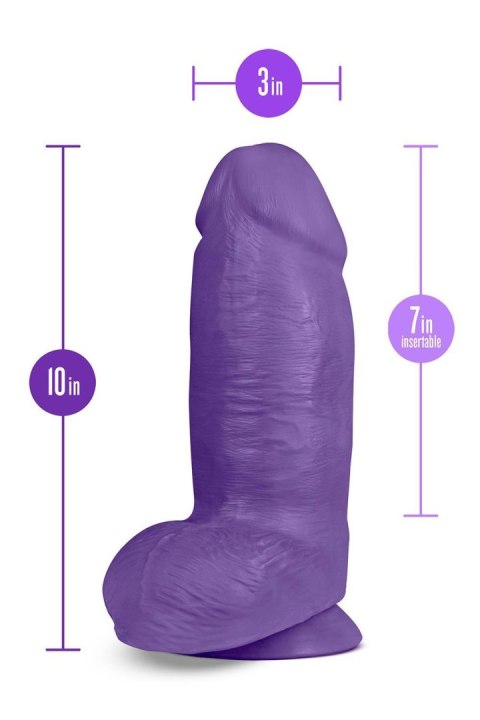 Imponujące Dildo Au Naturel Bold Chub 10" w kolorze Fioletowym