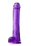 Potężne Dildo B Yours Plus Hefty N' Hung Fioletowe