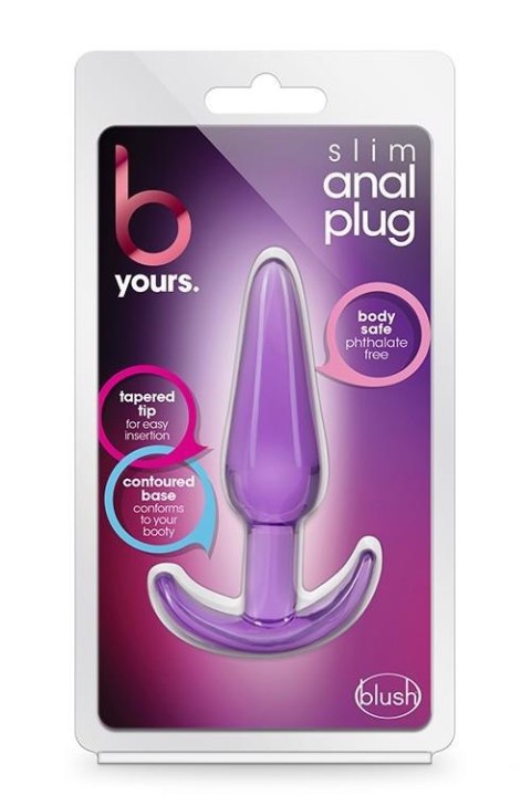 B Yours Smukły Plug Analny Fioletowy