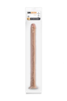 Realistyczne dildo Dr. Skin 19 cali, beżowe