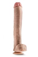 Dr. Skin - Dr. Michael - 14-calowe Realistyczne Dildo z Jądrami - Beżowe
