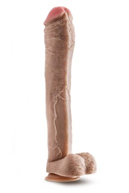 Zmysłowe Dildo Dr. Skin Mr. Ed z Kulkami – Beżowe, 33 cm