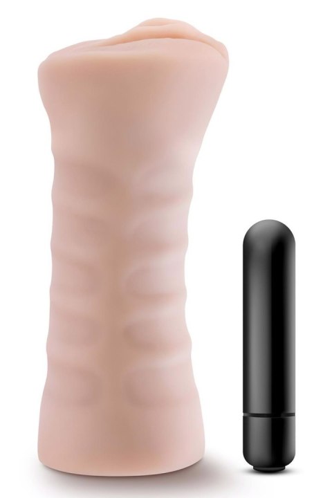 ENLUST AYUMI: Wibrujący Masturbator Męski Beżowy