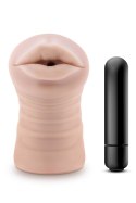 ENLUST Nicole - Wibrujący Masturbator Męski (Beżowy)