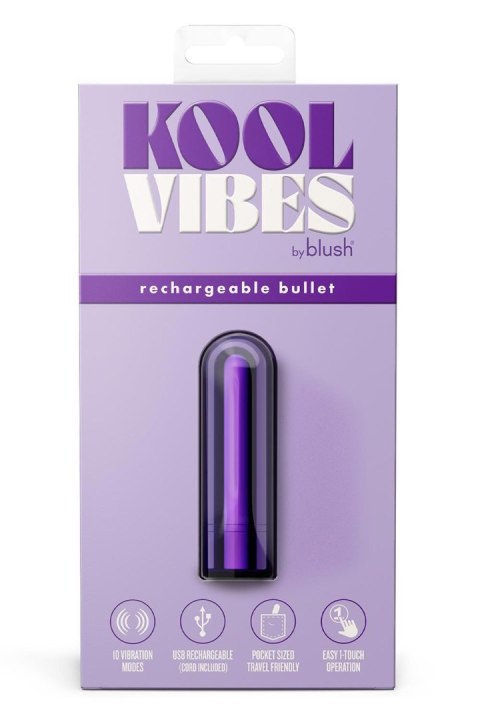 Mini Wibrator-Pocisk Kool Vibes Grape – Intensywne Doznania w Kompaktowej Formie