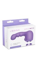 Le Wand Petite Ripple – Fakturowana nakładka stymulująca, Fioletowa