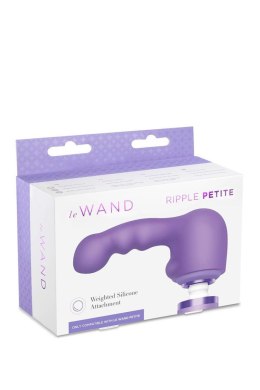 Le Wand Petite Ripple – Fakturowana nakładka stymulująca, Fioletowa