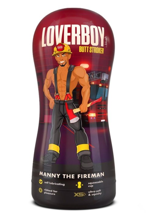 LOVERBOY MANNY STRAŻAK – Samonawilżający Masturbator dla Mężczyzn