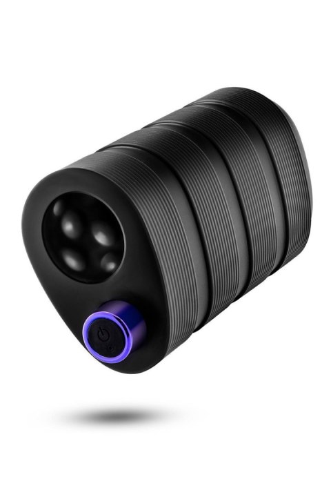 M Elite Platinum: Czarny Masturbator Wibracyjny