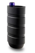 M Elite Platinum: Czarny Masturbator Wibracyjny