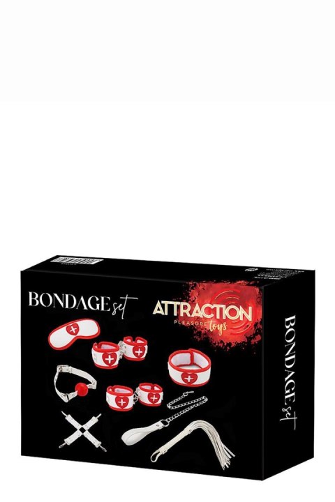 Zmysłowy Zestaw Bondage "Nurse" MAI Attraction - 8 Elementów