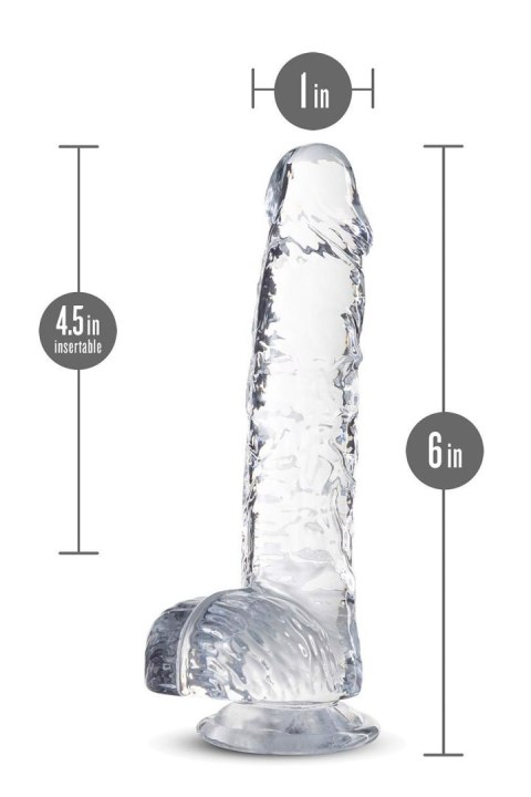 Krystaliczne Dildo Diamond Naturally Yours 15 cm