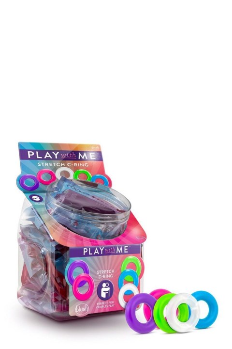 Play With Me: Elastyczne Pierścienie Erekcyjne C-Ring, 50 sztuk