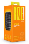 Rize Grasp: Samosmarujący Masturbator Kieszonkowy – Intensywna Czerń