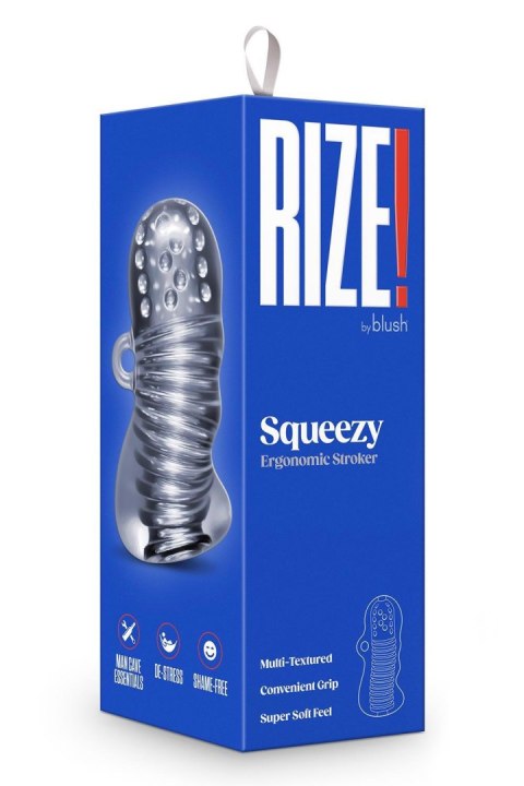 Rize Squeezy Clear: Zmysłowy Masturbator o Wielości Tekstur