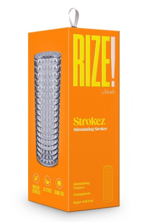 Rize Strokez Clear – Przejrzysty Masturbator
