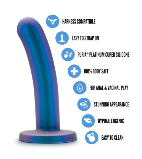 Temptasia Surrender – Dildo do Strap-ona, Poziom Średniozaawansowany, Błękitne Pożądanie