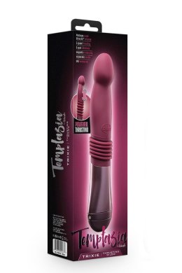 Temptasia Trixie: Dildo z Funkcją Pchania w odcieniu Wina