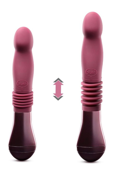 Temptasia Trixie: Dildo z Funkcją Pchania w odcieniu Wina