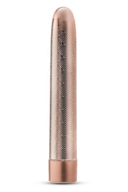 Luksusowy wibrator Lattice z Kolekcji Rose Gold – 7 cali, ładowany USB