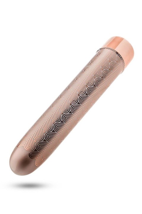 Luksusowy wibrator Lattice z Kolekcji Rose Gold – 7 cali, ładowany USB