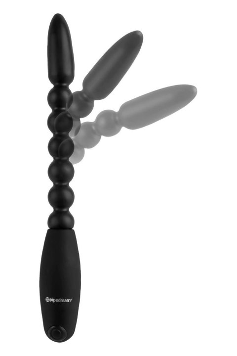 Wibrujące Perełki Analne Flexa-Pleaser z Kolekcji Anal Fantasy - Czarne