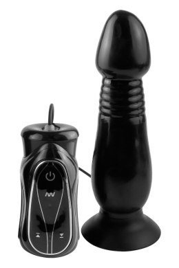 Wibrujący Stymulator Analny z Funkcją Pchnięć – Anal Fantasy, Czarny