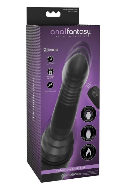Ekskluzywny Wibrujący Pchacz Analny ANAL FANTASY Elite - Czarny