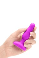 Wibrujący korek analny B-Vibe Novice Plug – fuksja