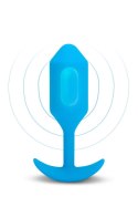 Wibrujący Plug Analny B-Vibe Snug Plug 3 - Niebieski