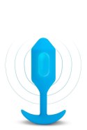 Wibrujący Plug Analny B-Vibe Snug Plug 3 - Niebieski