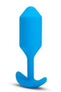 Wibrujący Plug Analny B-Vibe Snug Plug 3 - Niebieski