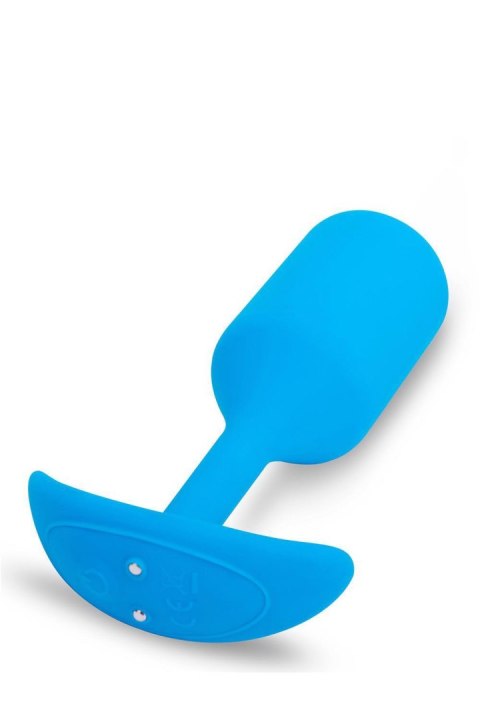 Wibrujący Plug Analny B-Vibe Snug Plug 3 - Niebieski