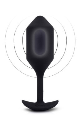 Wibrujący plug analny B-Vibe Snug Plug 4, czarny