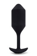 Wibrujący plug analny B-Vibe Snug Plug 4, czarny